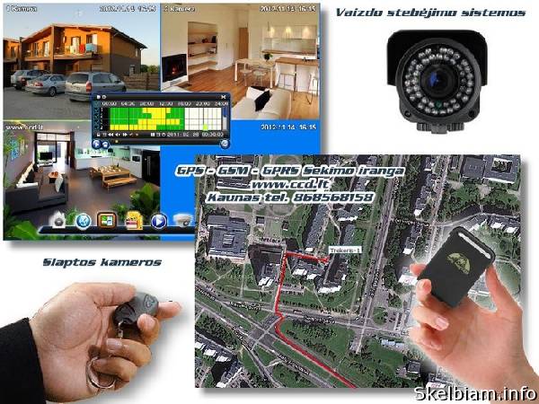 Skelbimas TV, DVD, MPEG4, GPS, GSM,SPY CAM...