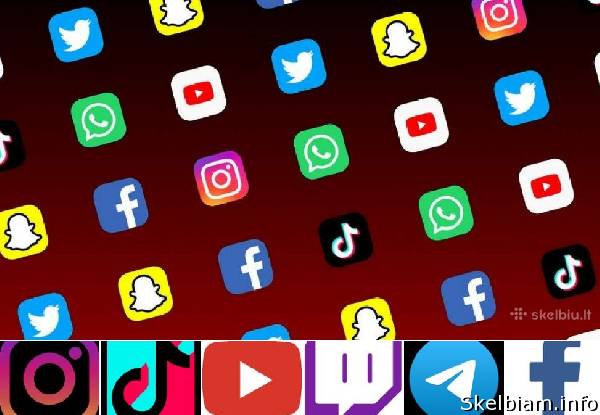 Nuotrauka Instagram, Tiktok, Facebook bei kitos soc. paslaugos