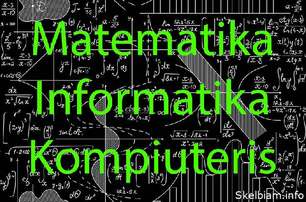 Paveiksliukas Matematikos ir informatikos korepetitorius
