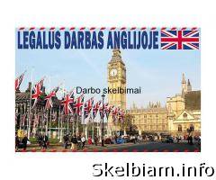 Skelbimas Gerai apmokamas darbas Anglijoje