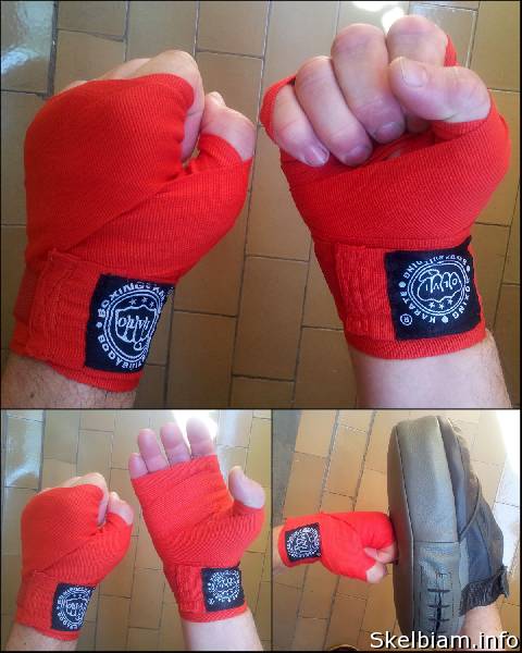 Paveiksliukas Bintai bokso,bokso bintai