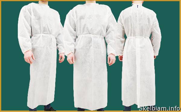 Skelbimas Vienkartiniai chalatai