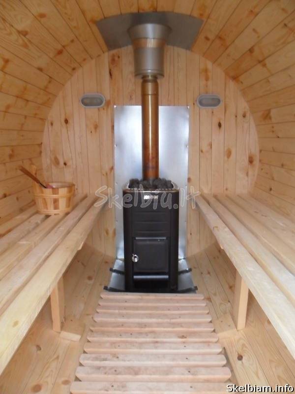 Nuotrauka mobili sauna,  kubilas ant ratu klaipedoje